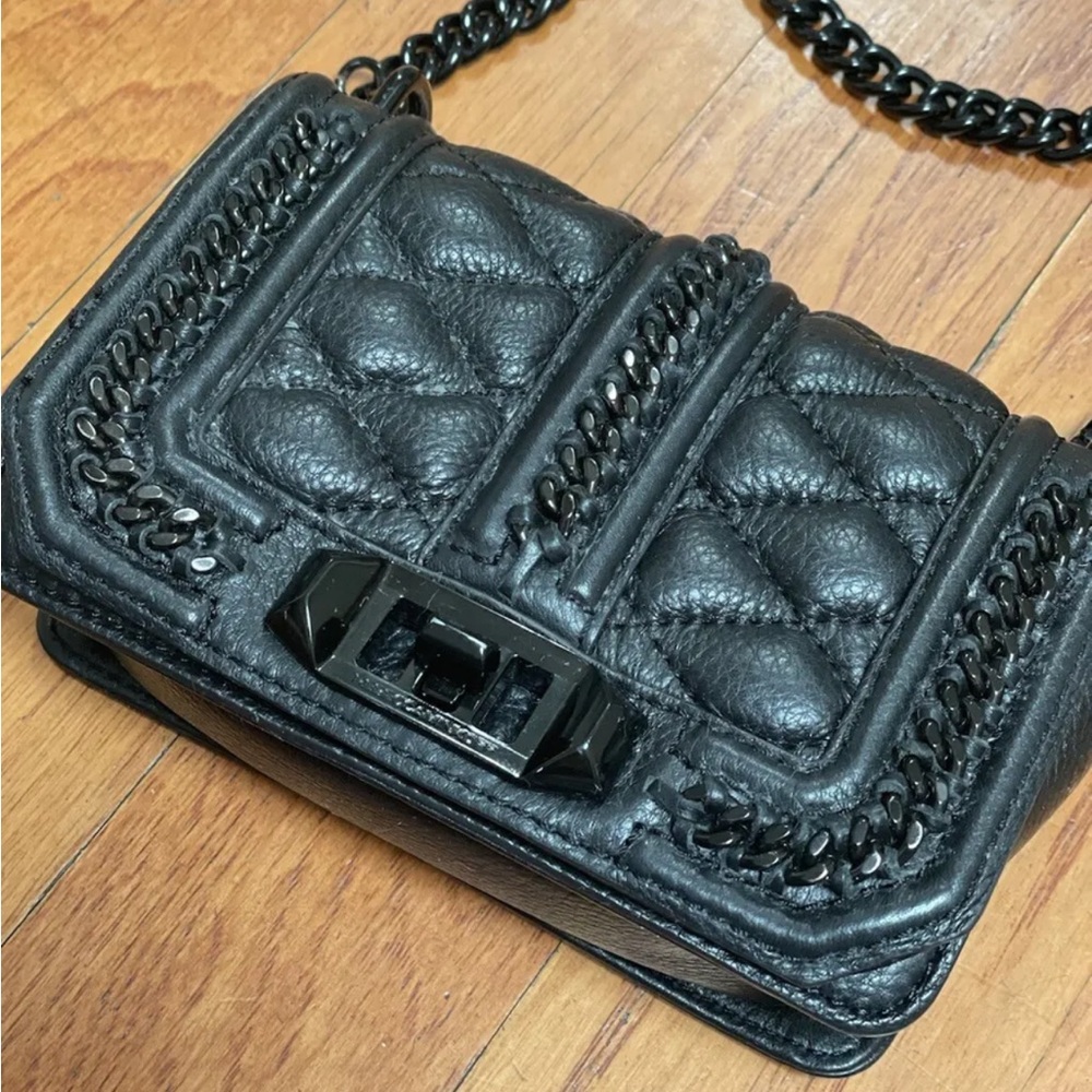 Rebecca Minkoff Mini Love Crossbody Bag in Black